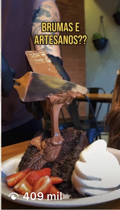Reels de restaurante com 409 mil visualizações